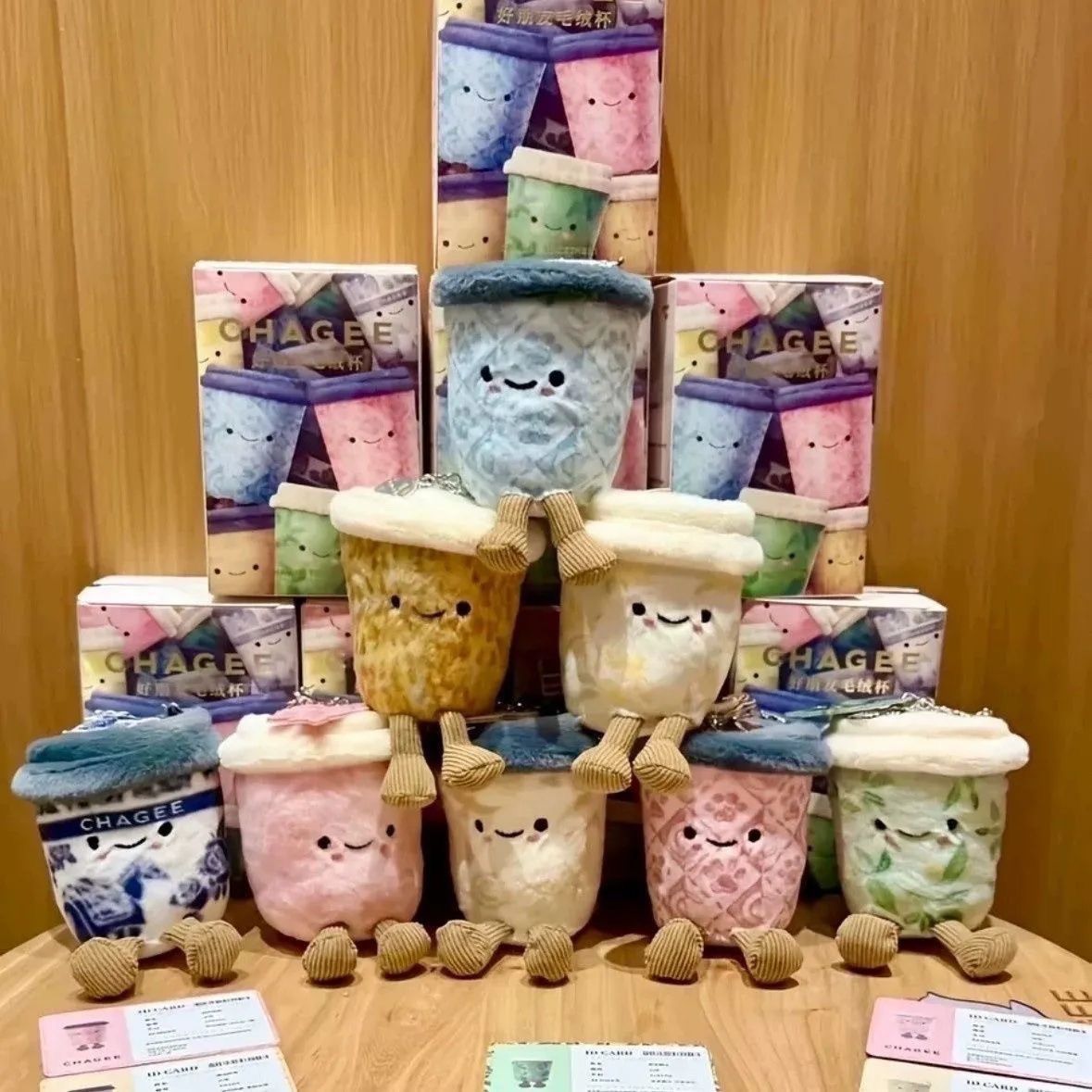 Wholesale high quality size 12cm blind plush toy box